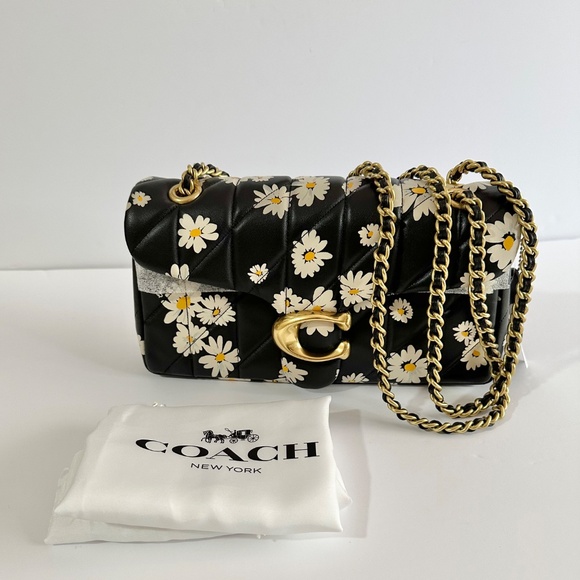 Coach - Tabby Shoulder Bag 26 With Quilting And Floral Print - Picture 12 of 14